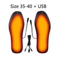 USB heated insoles for boots and sneakers, cuttable design, winter warm pad