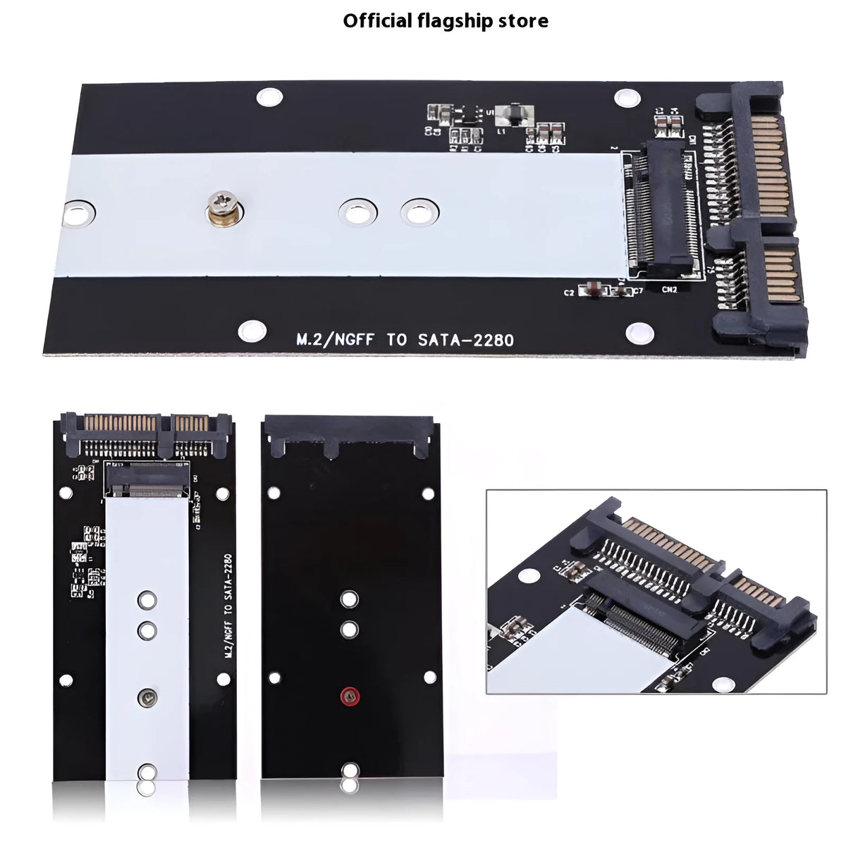 mSATA / M.2 NGFF to SATA3.0 adapter card with USB3.0 interface, one adapter card