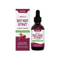 60ml bottle of beetroot dietary supplement drops with glycerin and maltitol.