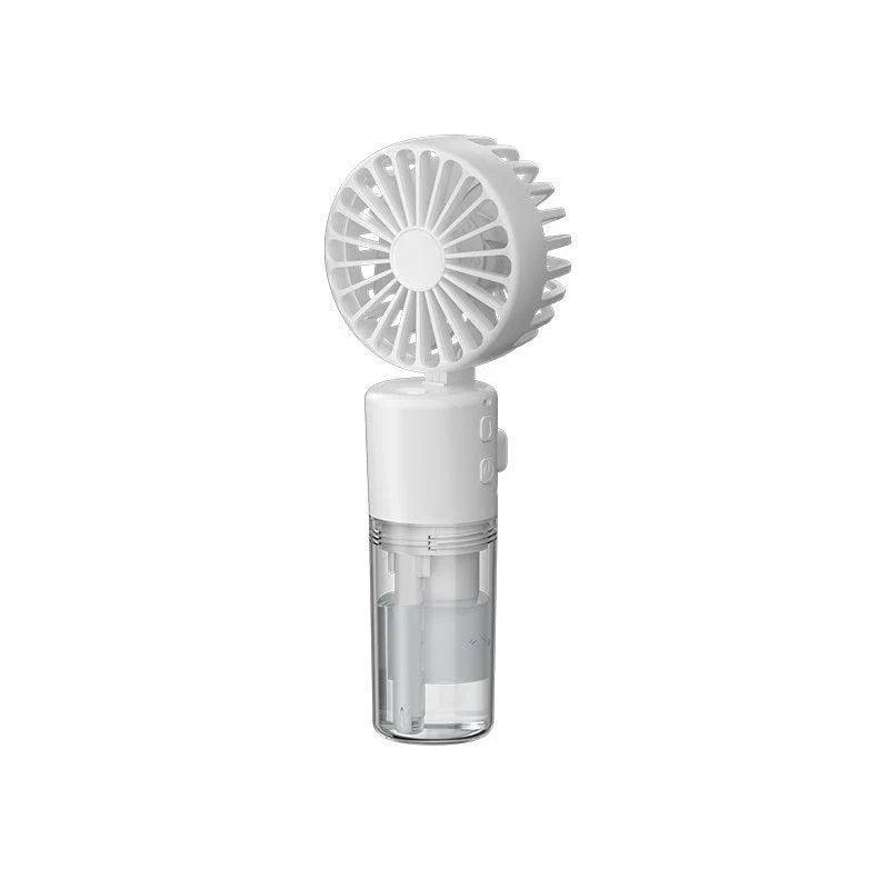 Portable Handheld Mist Fan with 4 Adjustable Wind Speed Settings for Outdoor Cooling and Hydration