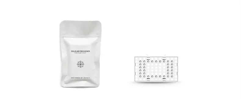 White Smart Purifier, 164 x 40 x 32 mm ABS body, with two filter elements
