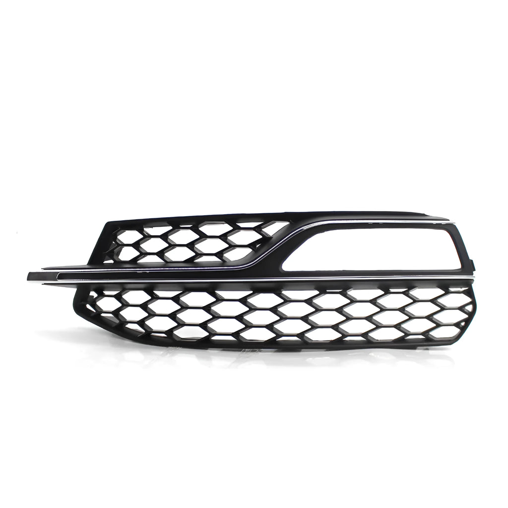 Black ABS plastic fog lamp grille for Audi A3 S3 front bumper, 2013-2016 models