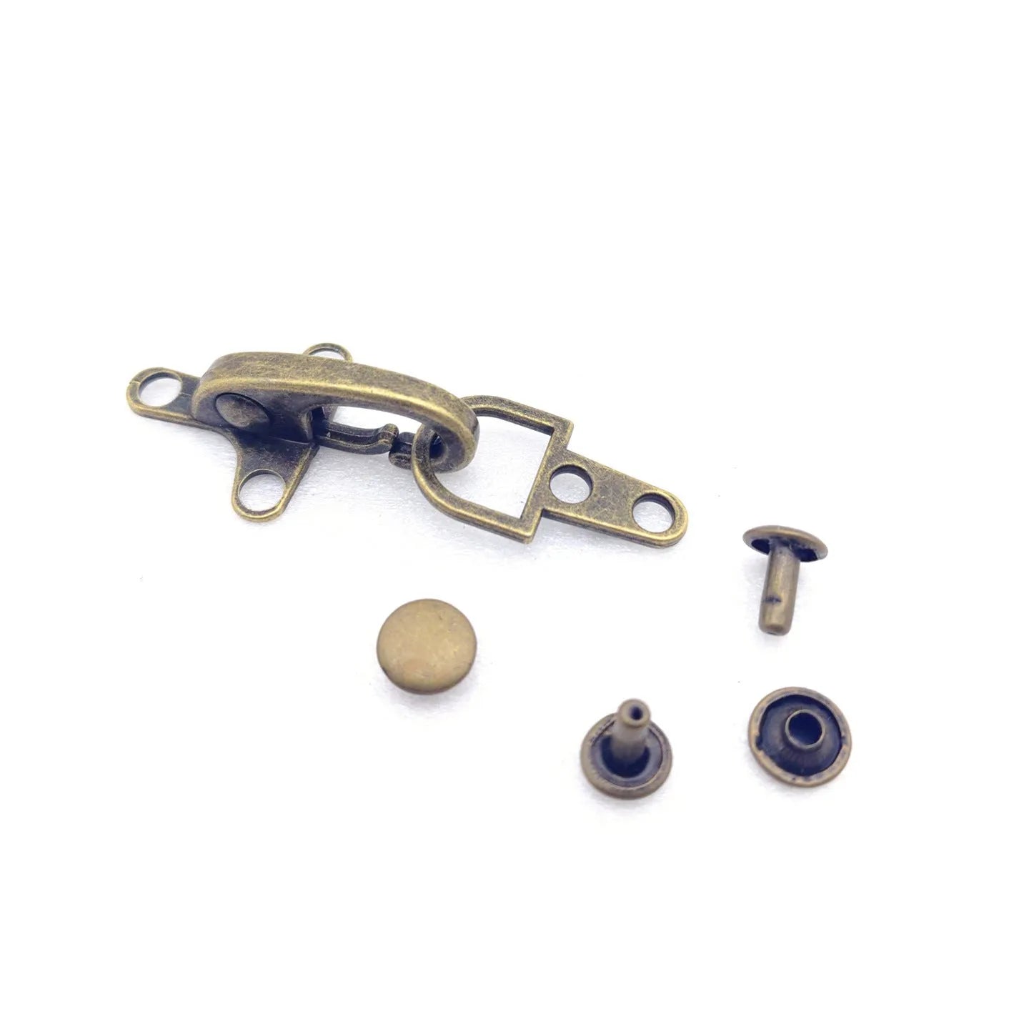 Zinc alloy aircraft buckle hanging clip in bronze, gold, gun, or silver, 5.85 cm size.