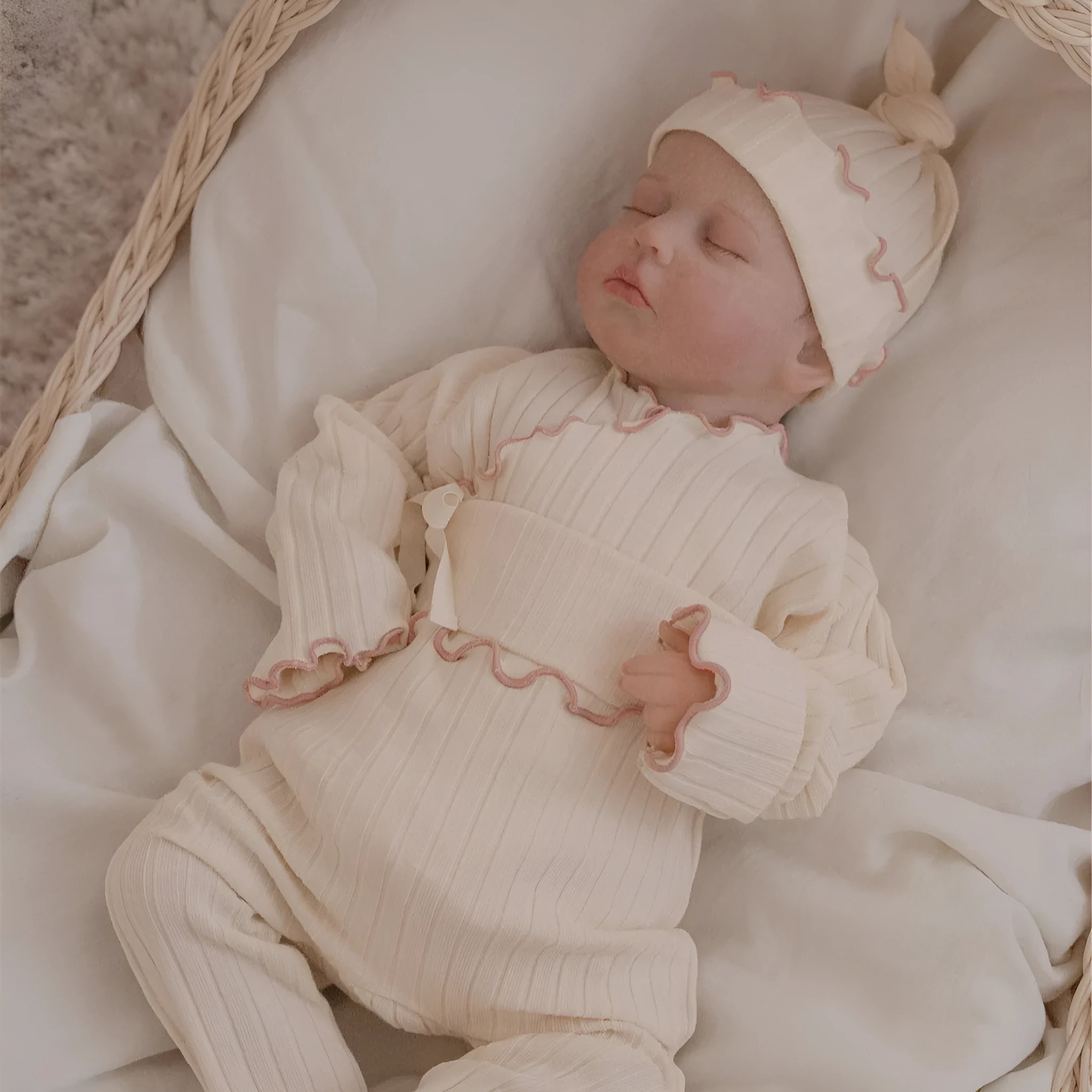 Cotton sunken stripe fungus long sleeve gown and trousers pyjama suit for unisex sleepwear