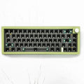 DIY RGB mechanical keyboard kit with knob support in seven ABS colours