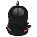 Breathable dog chest bag in sandwich mesh, plain pattern, L size 26cm length, available in multiple colours