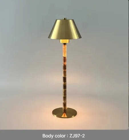 3W LED desk lamp with warm light, alloy body, and 2800mAh battery for portable use