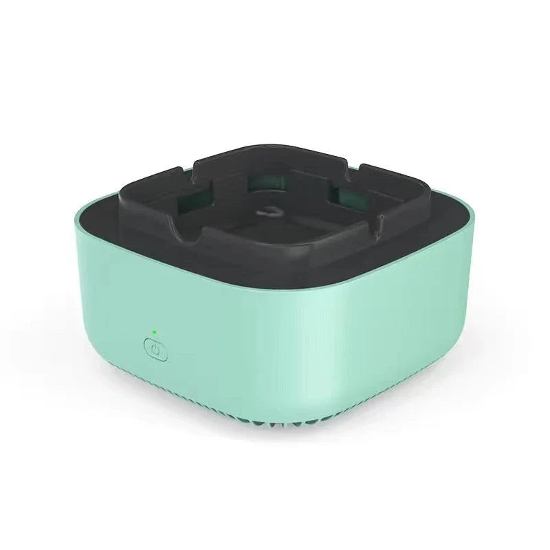 Sleek and efficient auto-purifying ashtray with powerful air cleaning technology for a cleaner, fresher smoking experience