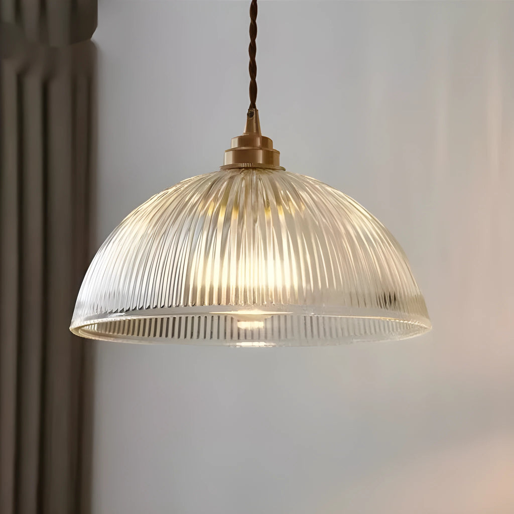 Nordic minimalist glass ceiling light in warm light, available in 20cm, 25cm and 30cm sizes
