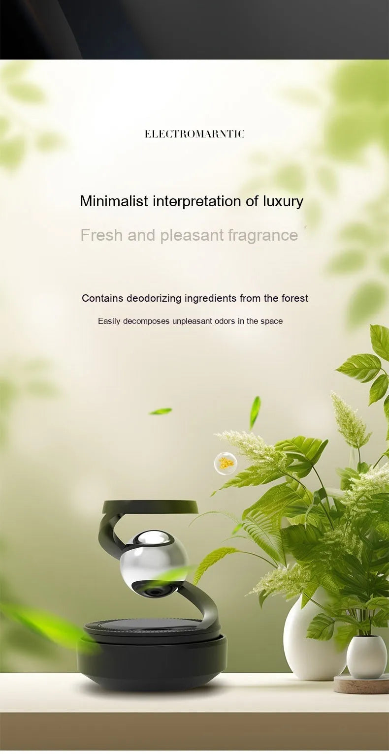 Solar car aromatherapy decoration perfume unit with fragrance dispenser for vehicle dashboard