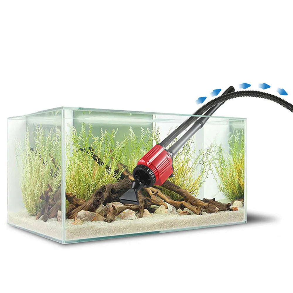 Automatic fish tank water changing machine with electric pump and sand suction device for aquarium maintenance