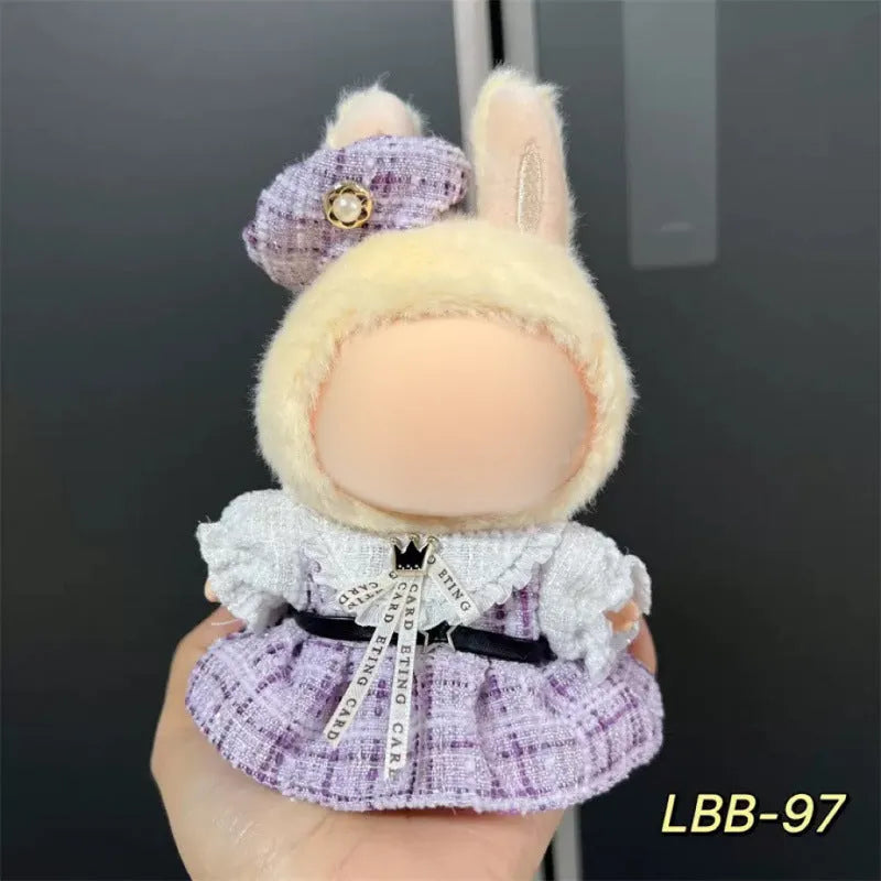Plastic doll costume for 17cm vinyl figurine in style options LBB89 to LBB135