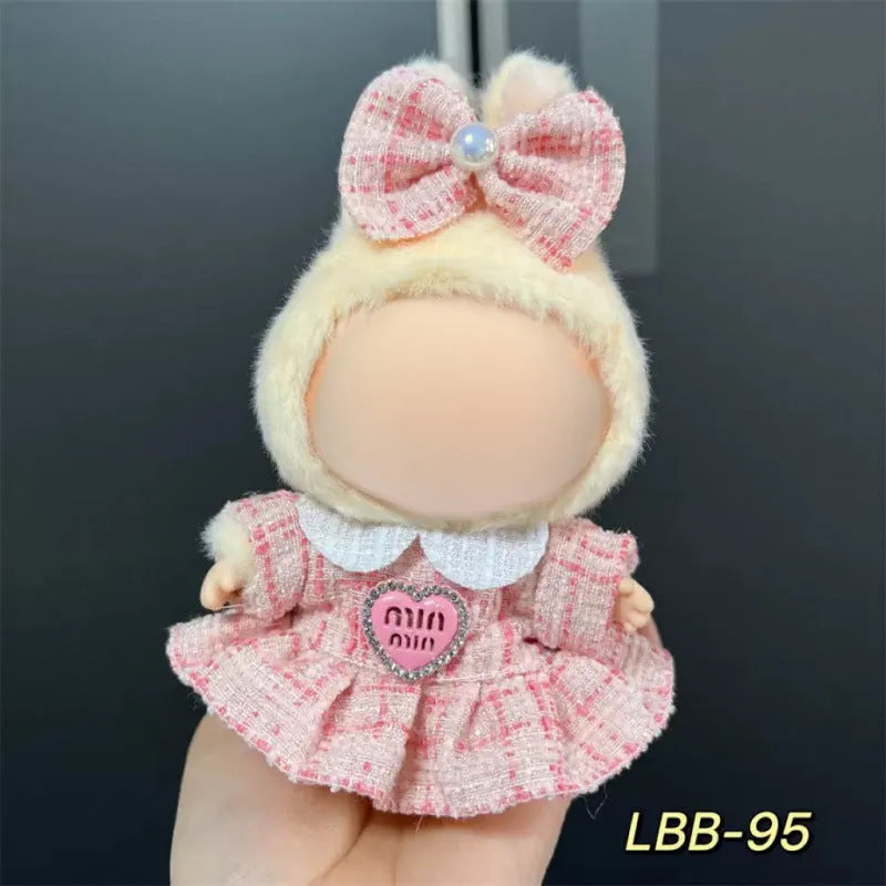 Plastic doll costume for 17cm vinyl figurine in style options LBB89 to LBB135