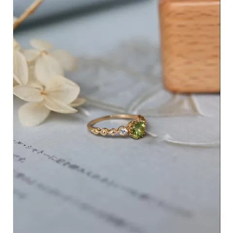 Japanese style geometric quadrilateral copper ring with retro artistic design