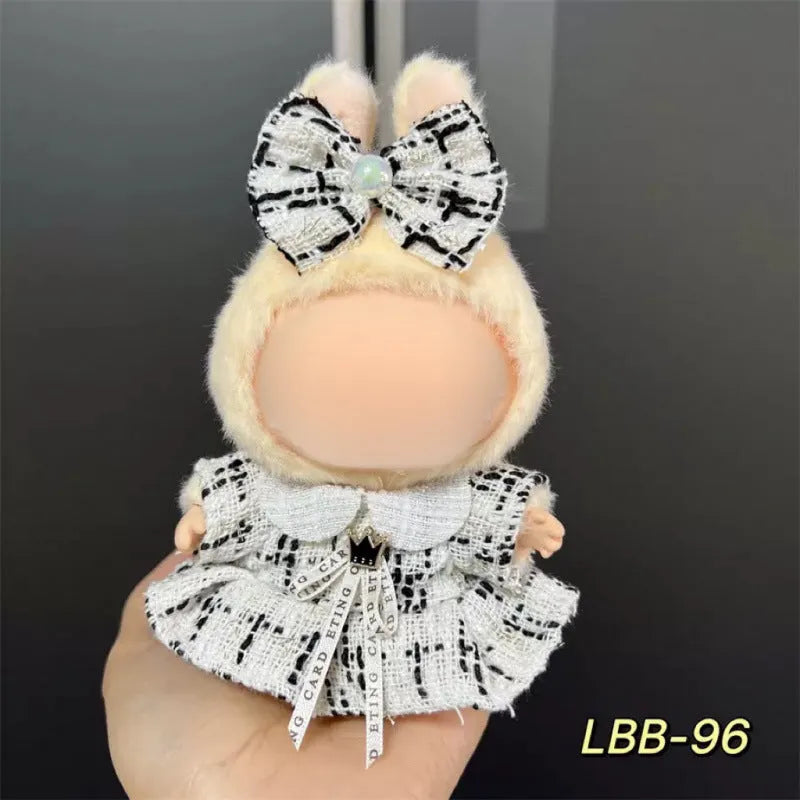 Plastic doll costume for 17cm vinyl figurine in style options LBB89 to LBB135