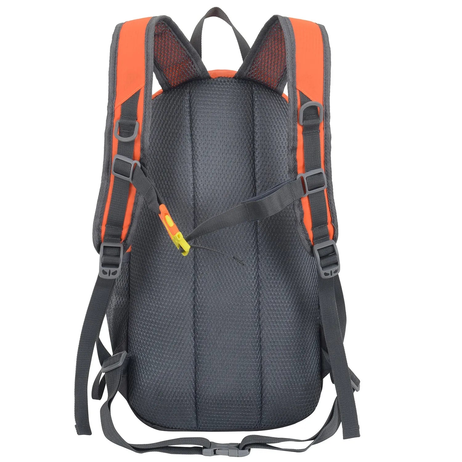 20 litre Oxford cloth outdoor sports backpack in multiple colours showing air pillow belt system.