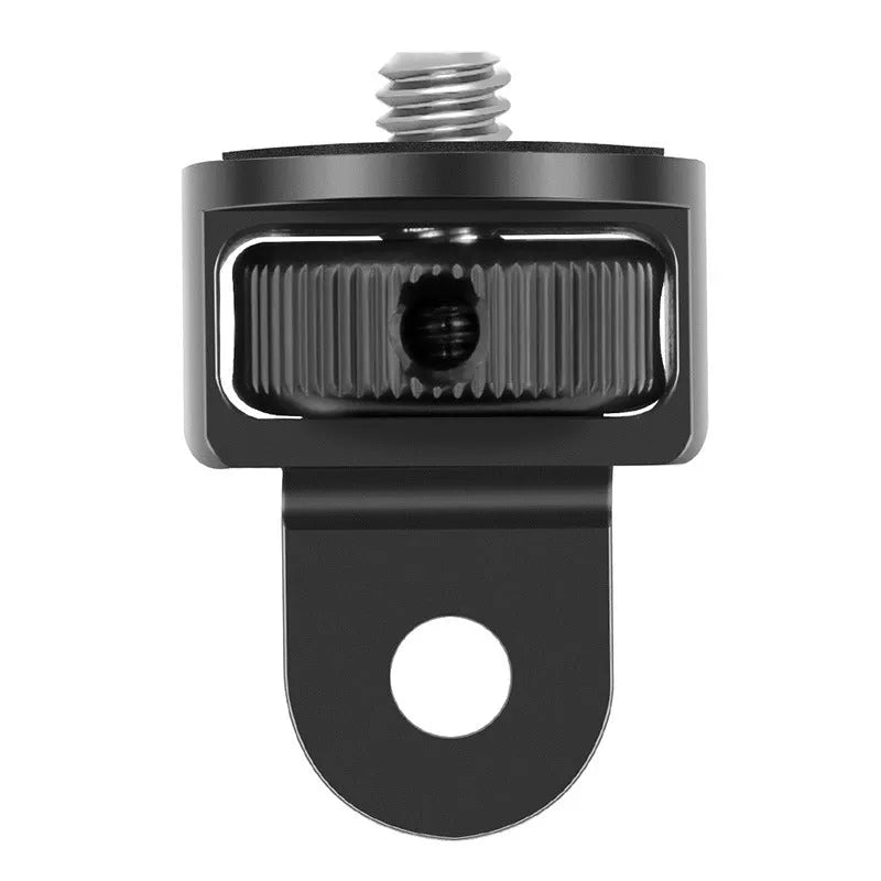 Aluminium alloy sports camera adapter screw with 1/4-inch thread in multiple colour options