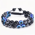 Green gold stone lapis lazuli retro bracelet in New Chinese style.