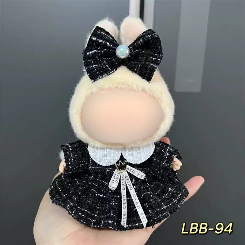 Plastic doll costume for 17cm vinyl figurine in style options LBB89 to LBB135
