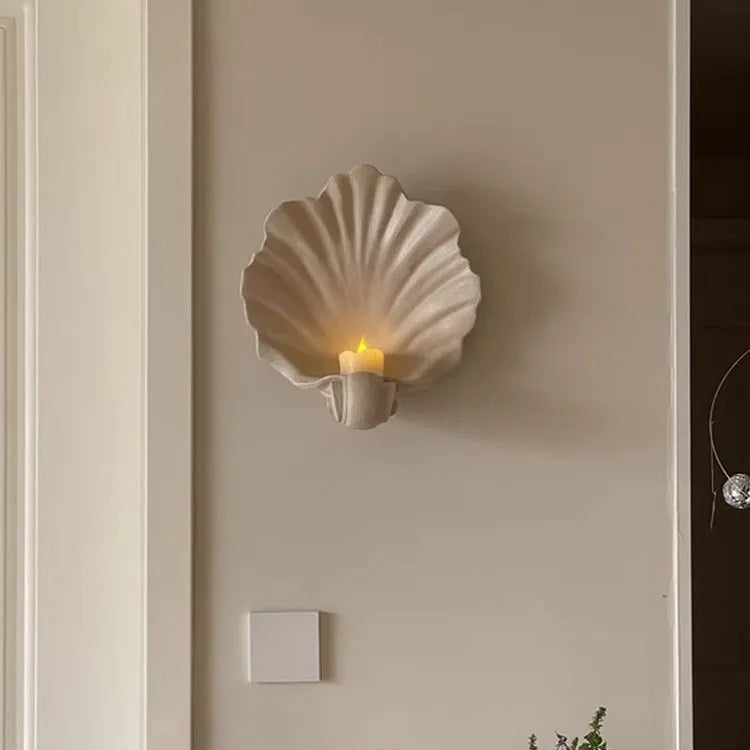 White resin simulation shell fruit plate ornament decorative centrepiece