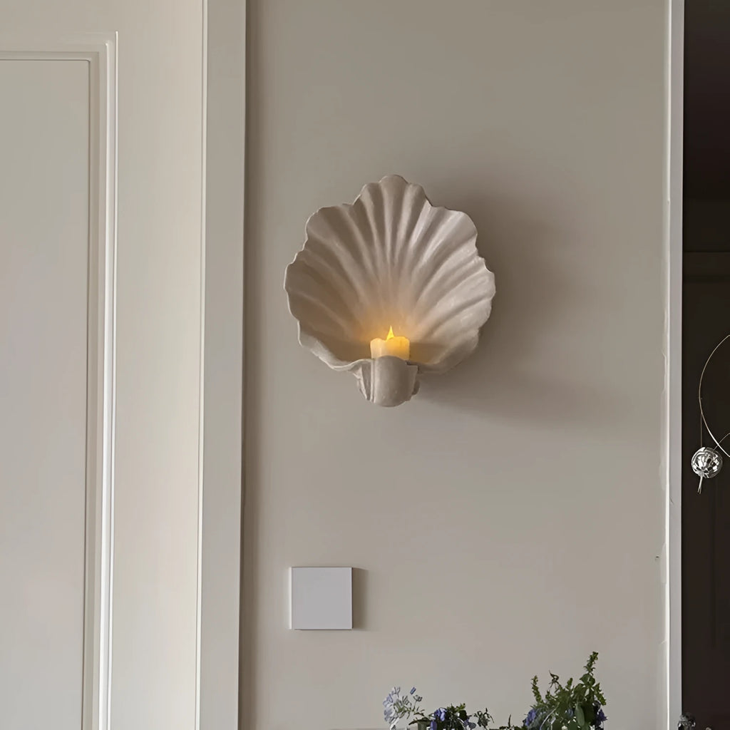 White resin simulation shell fruit plate ornament decorative centrepiece