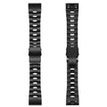 Silver, black and titanium coloured watch straps for Garmin Fenix and Jiaming watches in 22mm and 26mm widths.