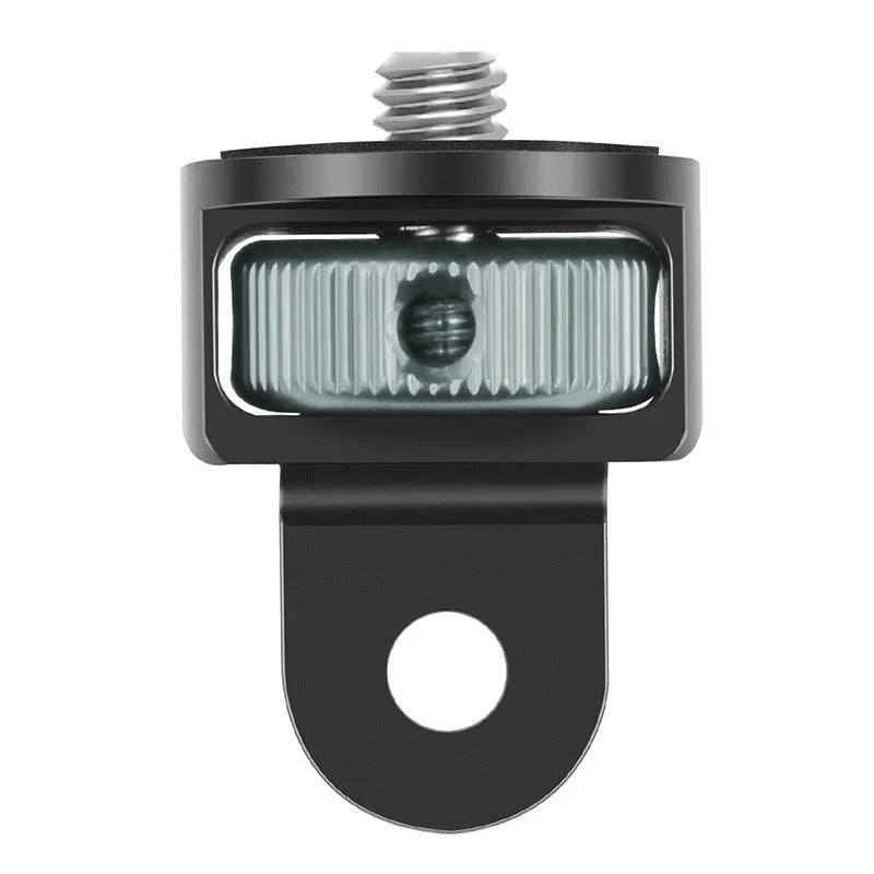 Aluminium alloy sports camera adapter screw with 1/4-inch thread in multiple colour options