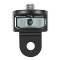 Aluminium alloy sports camera adapter screw with 1/4-inch thread in multiple colour options