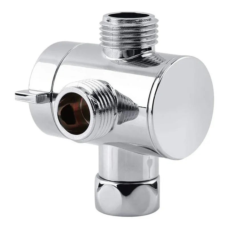 Copper shower water distributor with metal joint in modern simplicity design