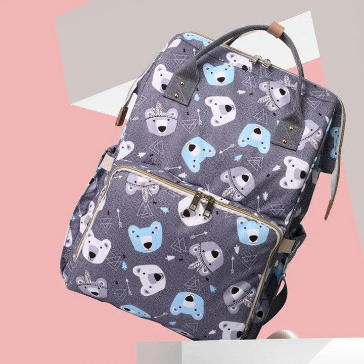 Versatile Mum Backpack with large capacity, durable polyester construction, and stylish Korean-inspired design for busy Kiwi families