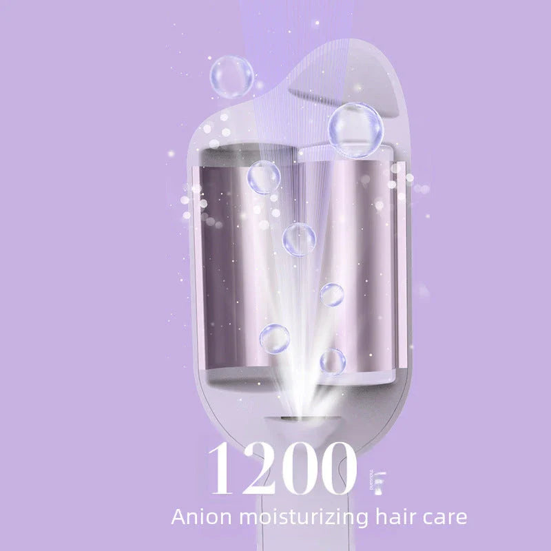 36mm Wavy Hair Curlers with 30 Million Negative Ions for Frizz-Free, Shiny Waves