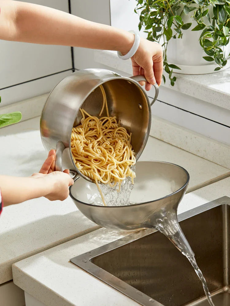 Trendha Multifunctional Drain Bowl - a versatile kitchen sink strainer for rinsing, draining, and containing fruits, veggies, and dishes