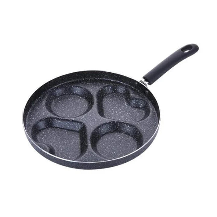 Versatile 4-in-1 Non-Stick Frying Pan Set with Aluminium Alloy Construction and Easy-Release Non-Stick Coating