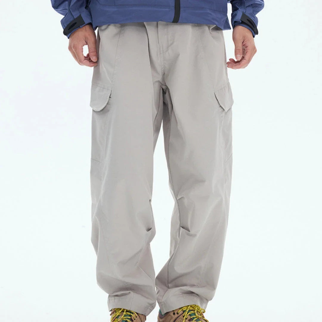 Stylish Kiwi Cargo Trousers made with premium chemical fiber blend for comfortable and durable everyday wear