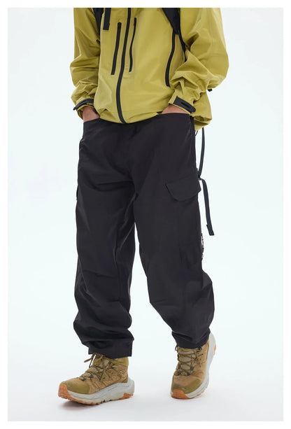 Stylish Kiwi Cargo Trousers made with premium chemical fiber blend for comfortable and durable everyday wear