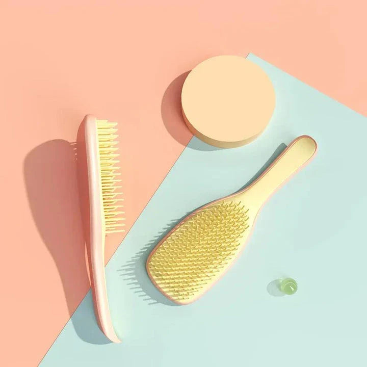 The Ultimate Anti-static Tangle-Free Detangling Hair Brush with its advanced anti-static technology and tangle-free design for effortless, frizz-free styling