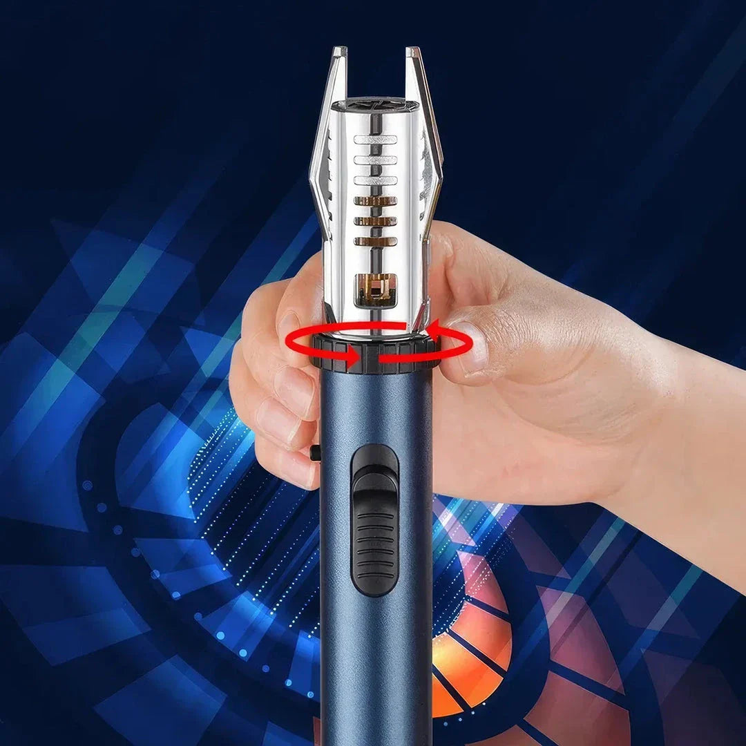 A premium 360° outdoor windproof turbine torch lighter for reliable ignition during Kiwi adventures