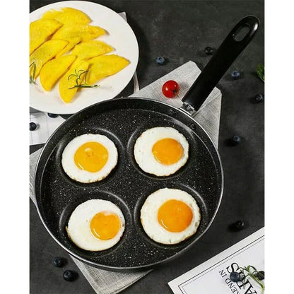 Versatile 4-in-1 Non-Stick Frying Pan Set with Aluminium Alloy Construction and Easy-Release Non-Stick Coating