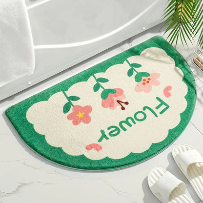 Welcoming floral doormat with charming design and practical features for Kiwi homes