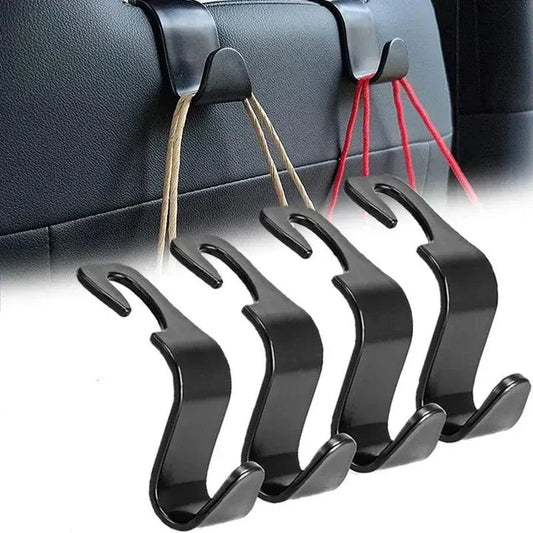 4-Pack Car Seat Headrest Hooks from Trendha - Versatile storage solution for your car's interior