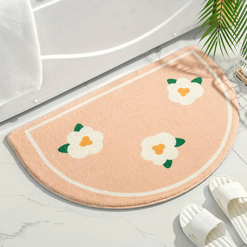 Welcoming floral doormat with charming design and practical features for Kiwi homes