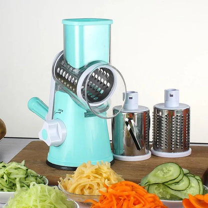 Versatile vegetable slicer shredder with stainless steel blades for easy meal prep in Kiwi kitchens