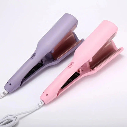 32mm Ion-Powered Ceramic Curling Iron with Negative Ion Technology for Frizz Control, Fast Heating, and Dual Voltage Versatility