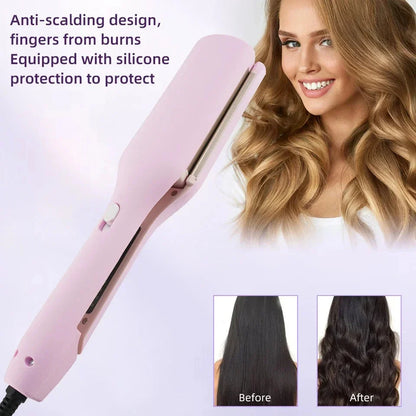 32mm Ion-Powered Ceramic Curling Iron with Negative Ion Technology for Frizz Control, Fast Heating, and Dual Voltage Versatility