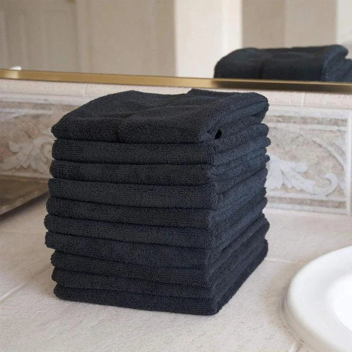 Supremely Absorbent Microfibre Salon Towels - Soft, Gentle, and Efficient Hair Drying Solution