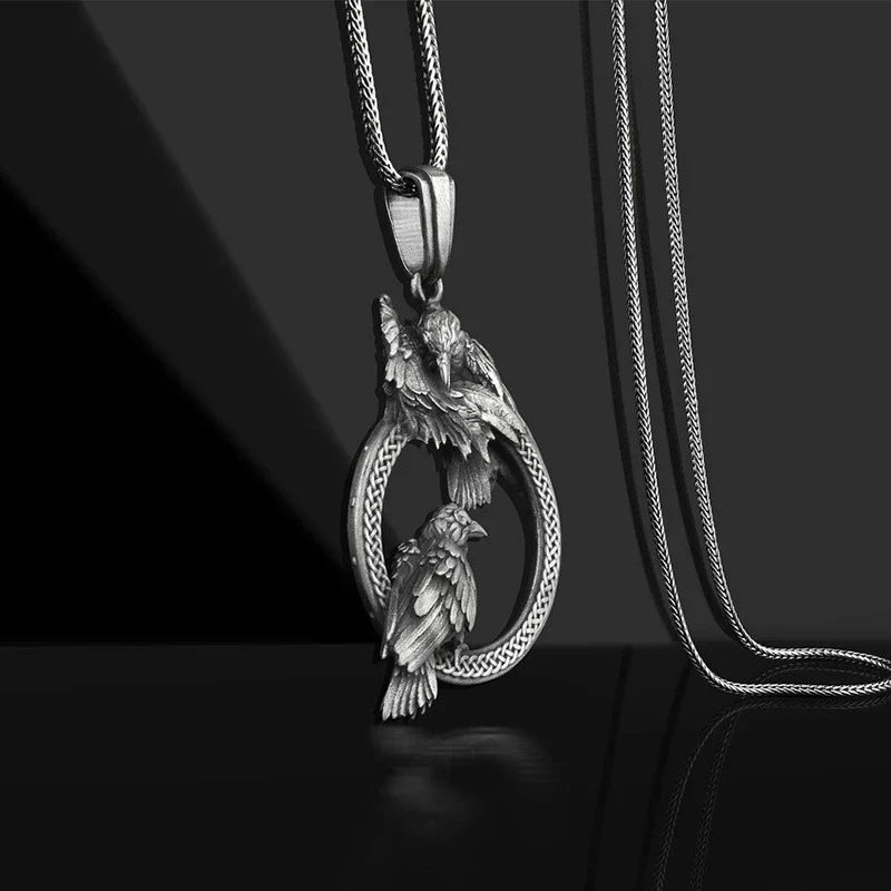 Premium titanium steel bird's nest pendant necklace with a sleek, polished finish, inspired by New Zealand's natural beauty