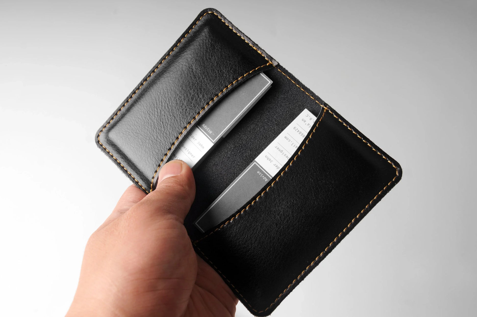 Premium leather card organiser with multiple card slots, compact and stylish design for the modern Kiwi lifestyle