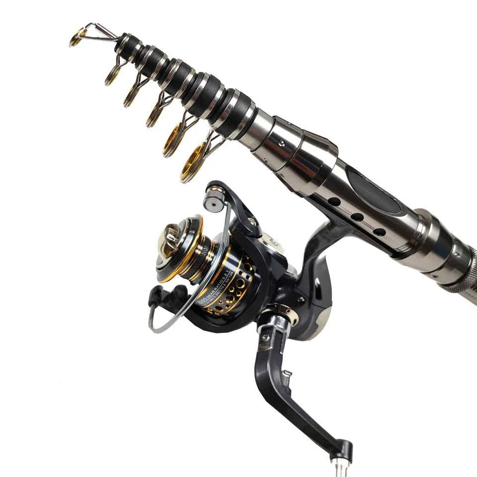 Ultra-short, telescopic sea fishing rod made of premium carbon fiber for Kiwi anglers