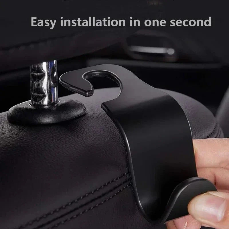 4-Pack Car Seat Headrest Hooks from Trendha - Versatile storage solution for your car's interior