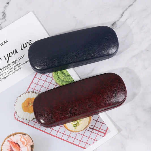 Premium PU Leather Glasses Case, designed for superior protection and style for Kiwi eyewear